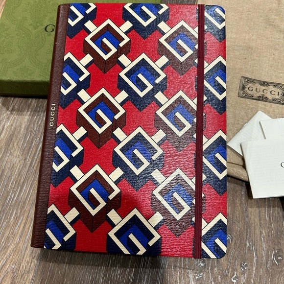 Gucci geometric G print notebook - Picture 2 of 8